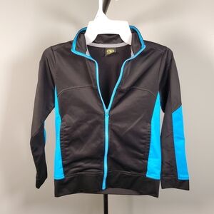 Athletic Works Black and Blue Kids Jacket